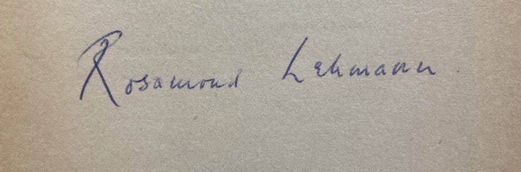 #RosamondLehmann's copy of #WillaCather's A Lost Lady (1st ed., state B; Alfred A. Knopf, 1923). From our short summer list: ow.ly/bssM30rKto9  #signedbooks #endpapers