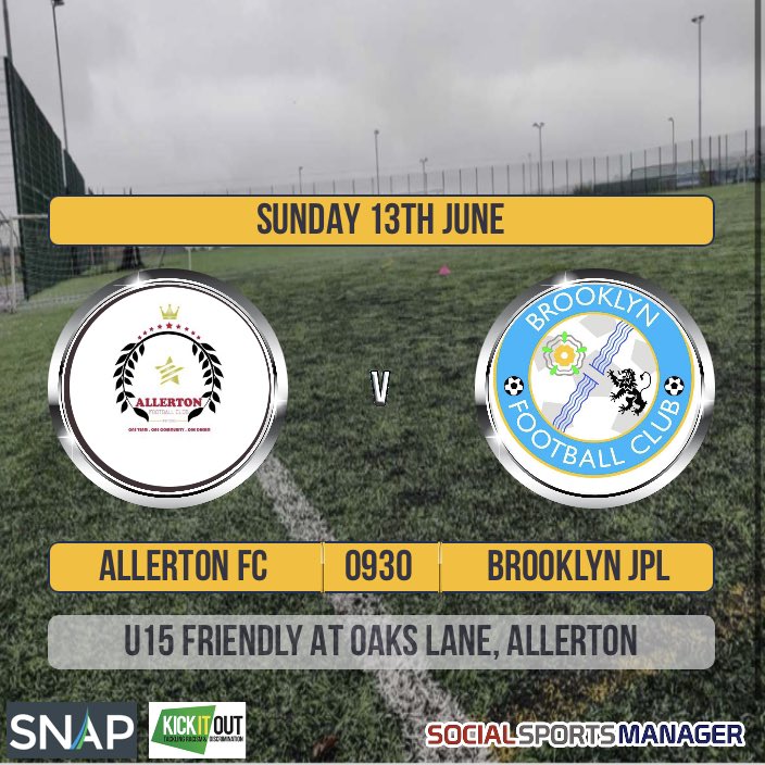 BrooklynJpl's tweet photo. Our first game together tomorrow, friendly over in Bradford 🦁⚽️🐟 https://t.co/Z5go8c2dSb