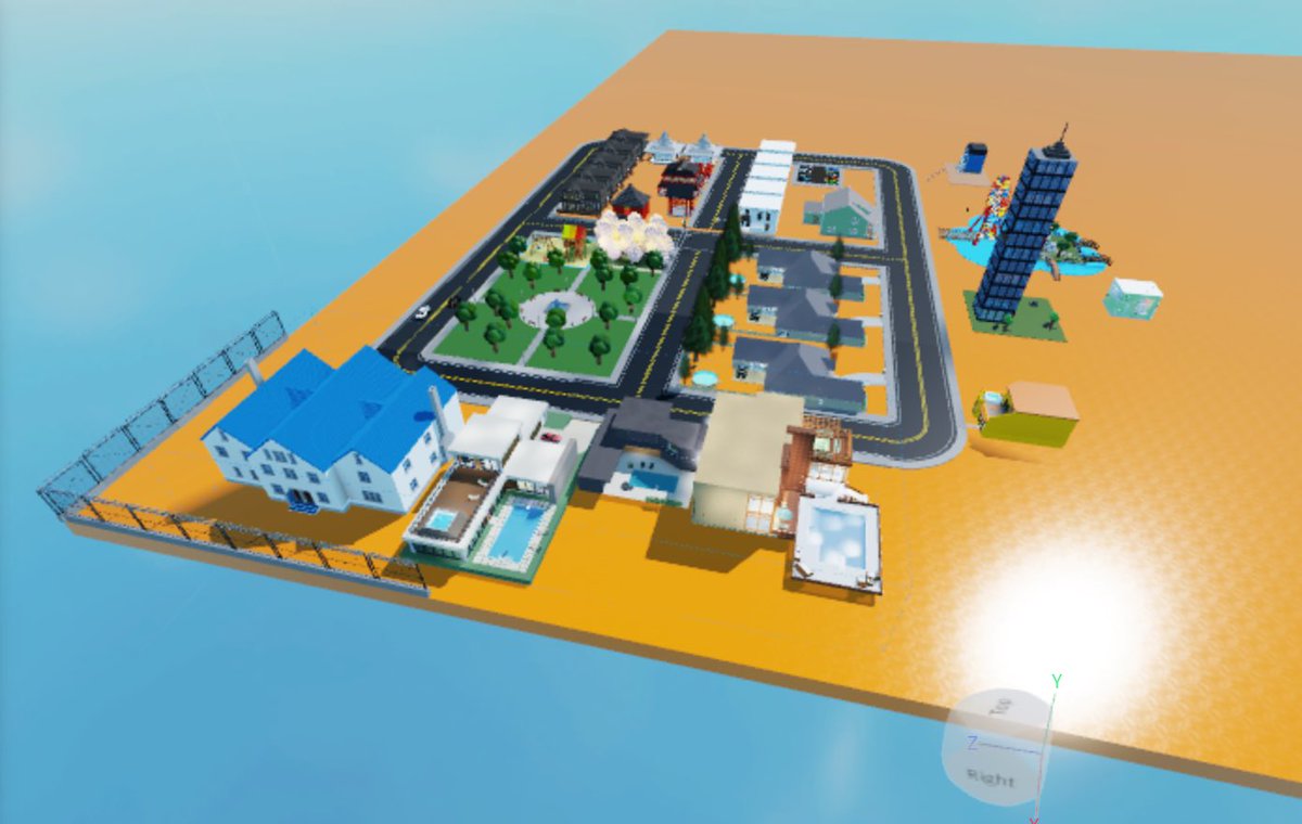 showying_art's tweet image. #2021年
今日初めて #Roblox の #TeamCreate で複数人で街（#nukumocity）を作りました。

なかなか良くないですか？