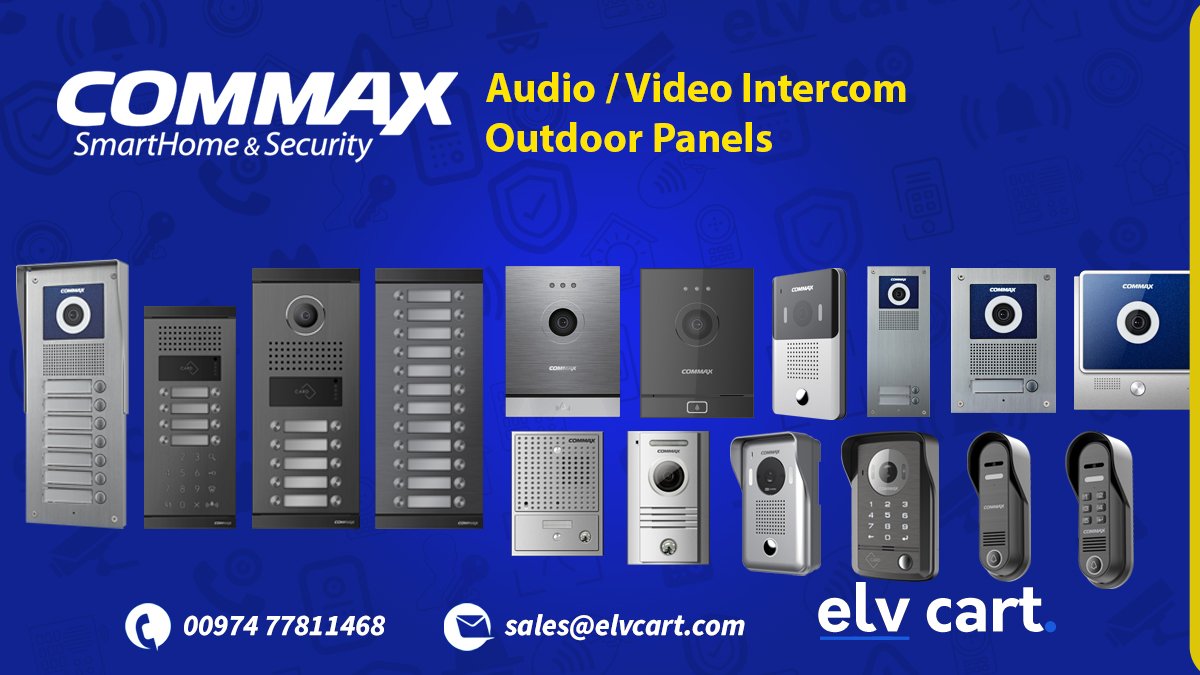 Commax Audio / Video Intercom Outdoor Panels

#commax #intercom #dohasecurity #homesecurity #videointercom #audiointercom #intercomproject #qatarprojects #socialmedia #homeautomation #commercialbuilding #residentialbuilding #schoolprojects #industrial