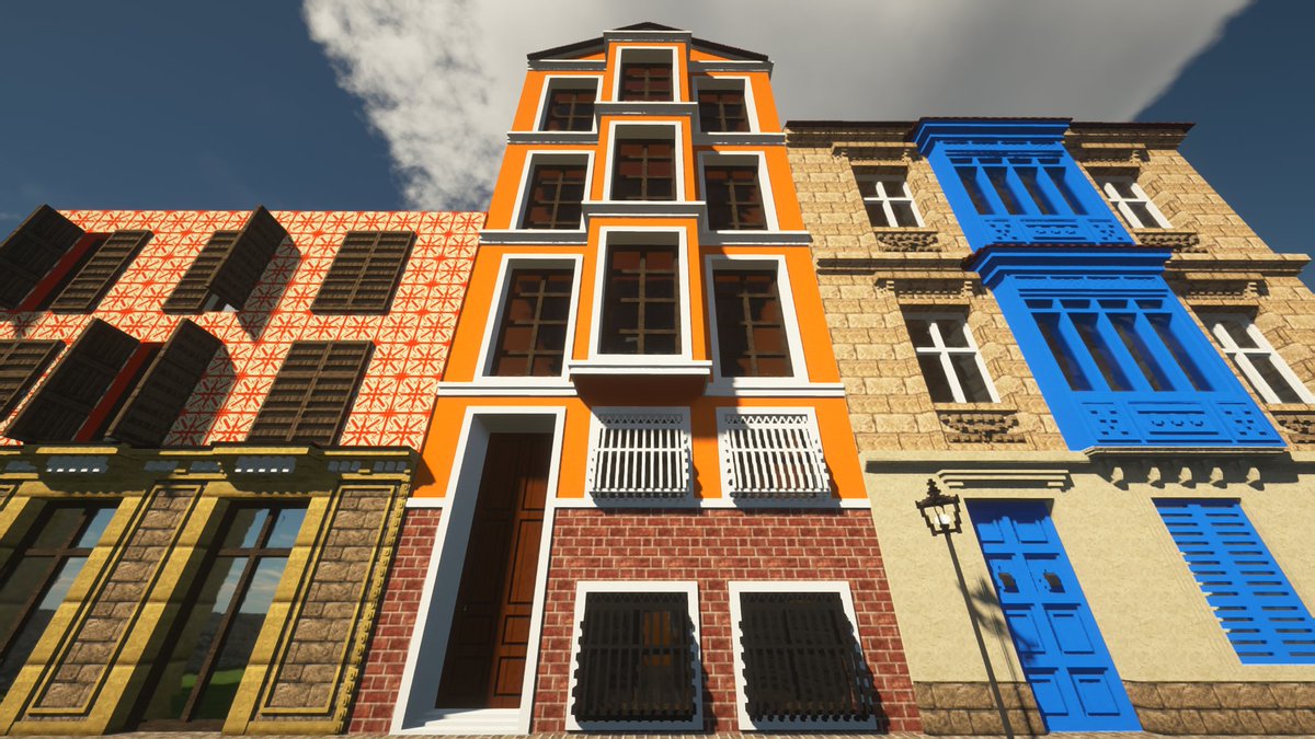 CitybuilderC's tweet photo. Little tiles İstanbul/Balat style apartment #littletiles #WeAreConquest #conquestreforged #chiselsandbits #chiselandbits #minecraft #minecraftbuild #minecraftbuilding and new video:https://t.co/BajHCuEtT1 https://t.co/up7RMvKWnB