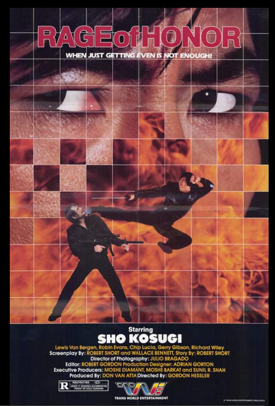 AngusKohm's tweet photo. #FridayNightAtTheHomeDriveIn

Rage of Honor (1987) by #GordonHessler

w/ #ShôKosugi #LewisVanBergen #RobinEvans

When his partner is murdered, a DEA agent heads to Buenos Aires to seek vengeance.

"When just getting even is not enough!"

#MartialArts #Ninja
#NotQuiteClassicCinema https://t.co/BwiZnDKFqY