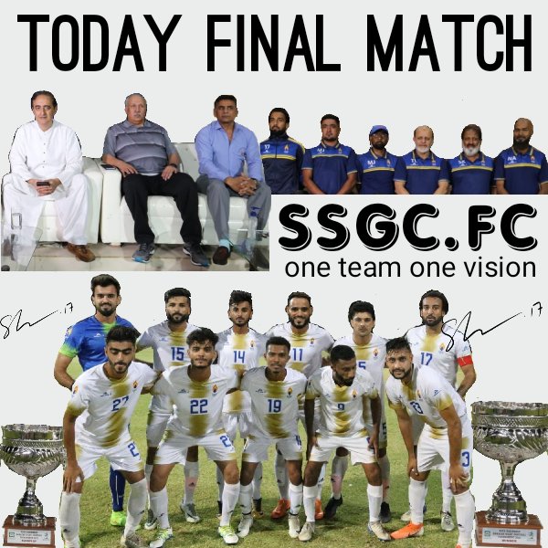 SaddamSH17's tweet photo. Naya nazimabad championship Final today kick off time 8:30 pm SSGC.FC vs PCAA.FC.⚽️🏆🇵🇰😍 @SSGC_Official
#hopeforthebest #SSGCFC
#positivepeople #SH17 #footballlovers #deepknowlagde  #beingoodcircle #bedifferent #behonest #beloyal #humanity #keepgoing #youthofPakistan https://t.co/U0R39RZzaw