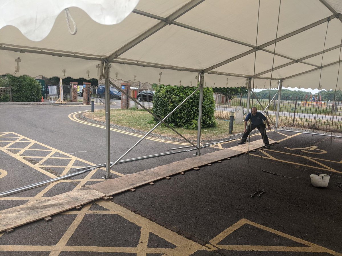 Nelkcarps's tweet photo. One year ago today we turned a car park into a classroom in one day with the help of @Gratnells, @PlanningSpaces and @A4Leuk. #InspiredToLearnNightingale https://t.co/GsTFVJwIjH