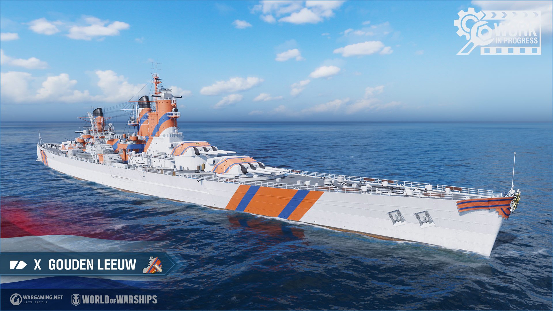 じーふぉー 開発者ブログより 0 10 6のイベント オランダ巡洋艦アーリーアクセス ティア4 9迄入手可能 ロッテルダム港追加 特殊迷彩とか追加 オランダ風ダーシャ艦長およびミヒール デ ロイテル艦長を追加 Etc つづき T Co