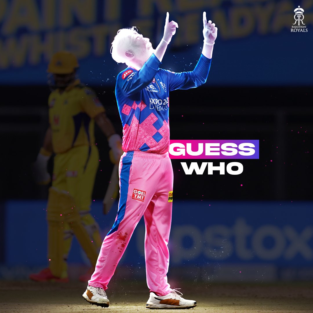 rajasthanroyals's tweet photo. Hint: Naam toh suna hoga. ☺️

#HallaBol | #RoyalsFamily https://t.co/Y3ZSnWS6sa