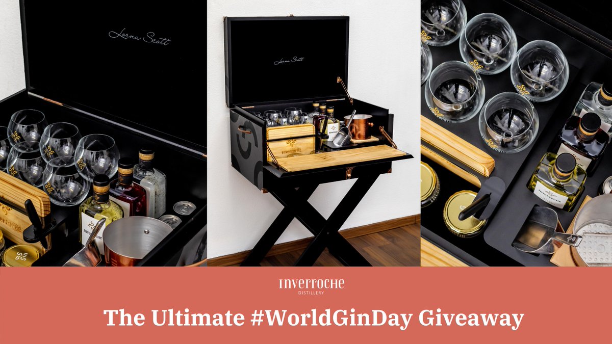 yuppiechef's tweet image. #WorldGinDay Giveaway! We've partnered with @inverroche to give one lucky follower the chance to win this bespoke gin chest worth R15k!

How to enter:
1) Tag your gin-loving friends below
2) Follow @yuppiechef 
3) Retweet this post

Entries close Sun. 20 June. RSA residents only.