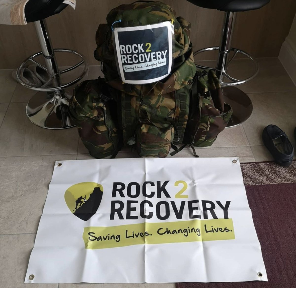 TeamFortitude16's tweet photo. Today is the day for Bradley walking 90km on 24 hours! 

All in aid of supporting @rock2recovery

Amazing effort 💛🙌 https://t.co/O0QZYiwJ9Q