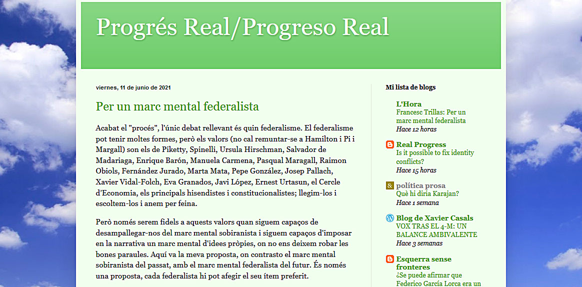 Política&Prosa (@politicaprosa) on Twitter photo "Diferències entre el marc mental sobiranista i el marc mental federalista". Al blog de <a href="/FrancescTrillas/">Francesc Trillas</a>.
progresrealprogresoreal.blogspot.com "Diferències entre el marc mental sobiranista i el marc mental federalista". Al blog de <a href="/FrancescTrillas/">Francesc Trillas</a>.
progresrealprogresoreal.blogspot.com