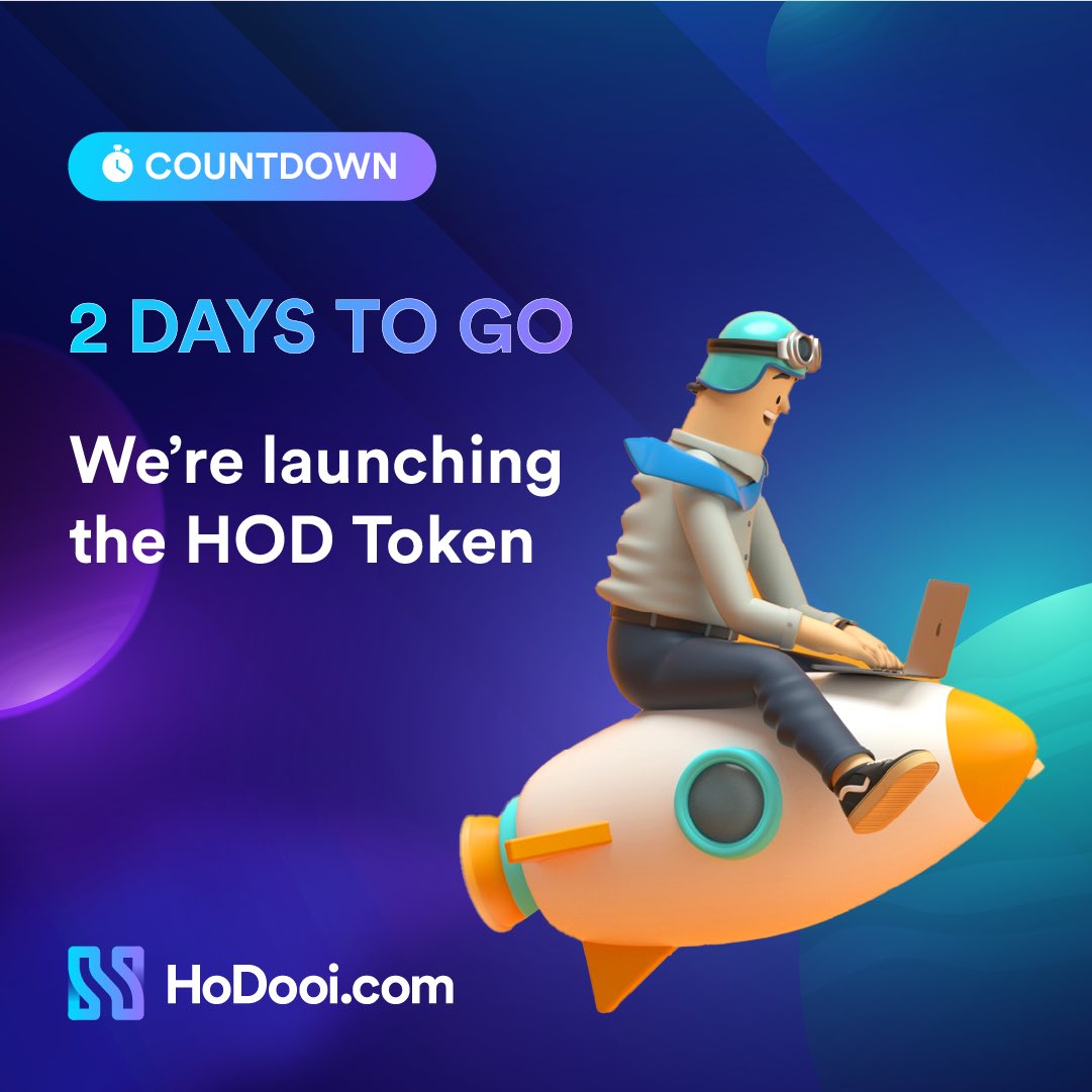 $HOD Token Launch is 2 days away🚨

• Monday 14th June ⏰ 
• Available on <a href="/PancakeSwap/">PancakeSwap</a> 🥞 

#HOD #BNB  #BSC  #BTC  #Crypto #Launch