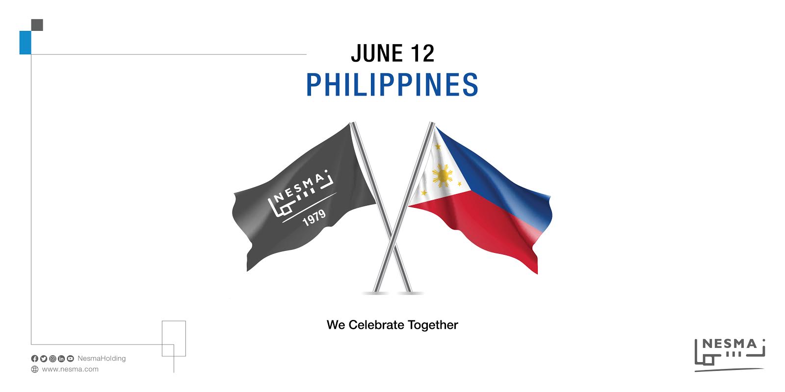 Nesma نسما The 12th Of June Is Philippines Independence Day On This Special Occasion Nesma Would Like To Convey To Our Valued Filipino Employees Our Best Wishes And Sincere