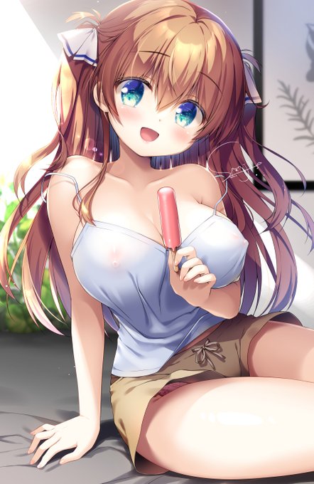 「アイス食べる?」
無防備幼なじみちゃん🍦 