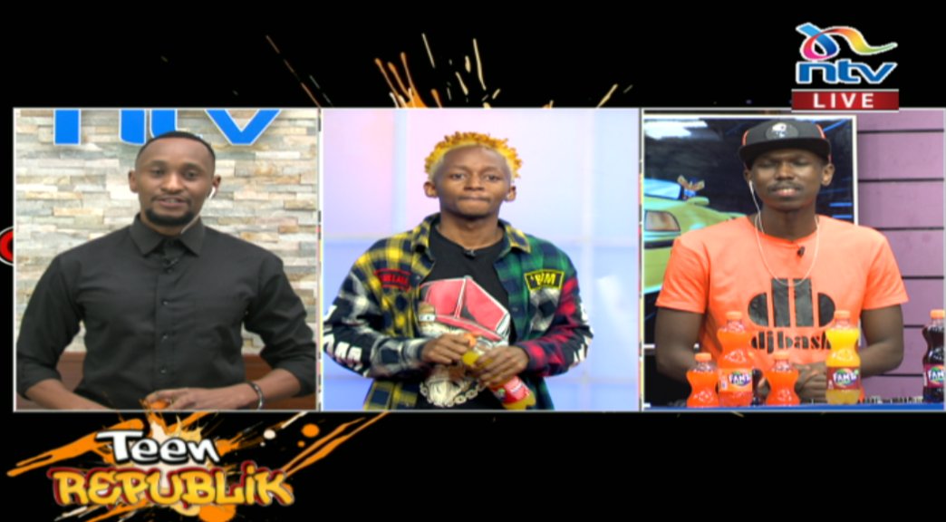 teenrepublikntv's tweet photo. The gang gang is in studio. 

What song would you like @DJBashKenya to play for you?
#TeenRepublikNTV https://t.co/vJHUqBMbIi