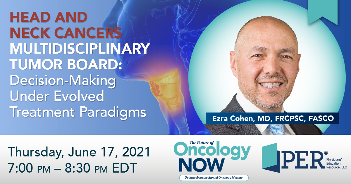 gotoPER's tweet image. This session with @DrEzraCohen is designed to help physicians discuss the best practices for optimizing immuno-oncology treatments in the clinic and mitigating predictable treatment-related adverse events. bit.ly/3vhCstZ #FutureofOncologyNOW2021 #Oncology