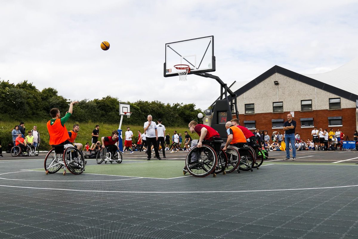 Congratulations to ‘The Winners’ (yes that really was their team name 😂) who won the Wheelchair event at today’s 3x3 Sunmer Slam! 👏🏀🏆 #3x3