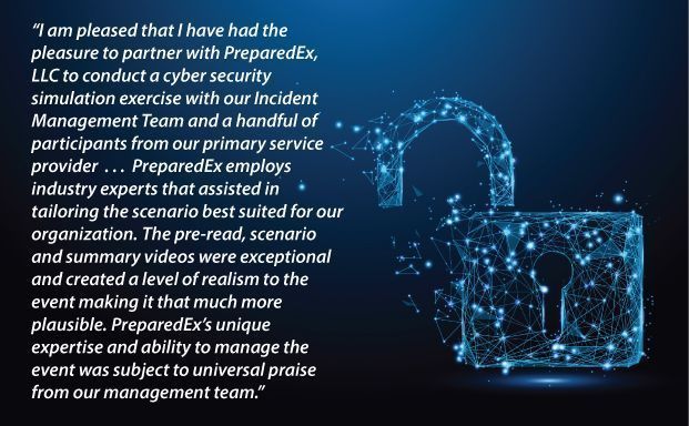 preparedex's tweet image. Some great feedback from a recent virtual Cyber exercise PreparedEx conducted. buff.ly/3rkGCzi #crisismanagement #cybersecurity #simulationexercise #tabletopexercise #preparedness #resilience