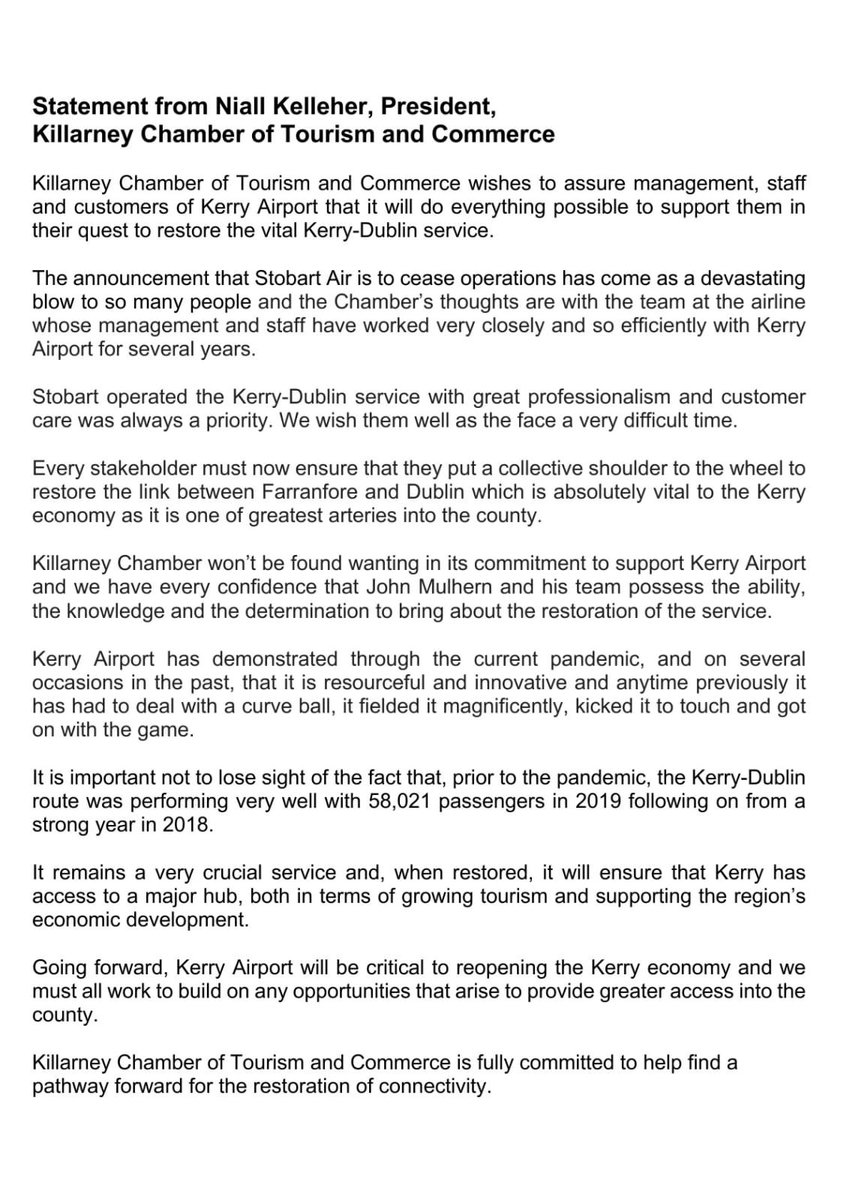 Killarney Chamber tweet media