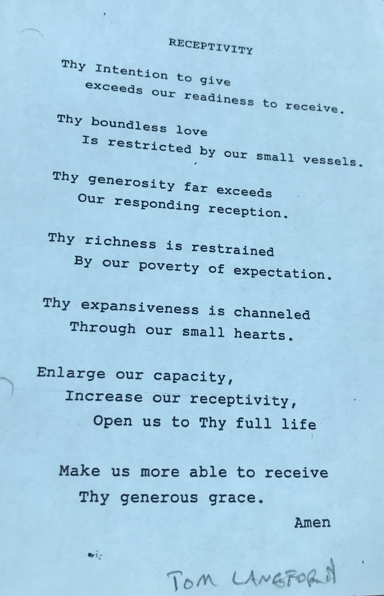 AShanksFL's tweet photo. From Bishop Carter’s opening prayer written by Tom Langford #flumc21 https://t.co/q1RI6wb7tE