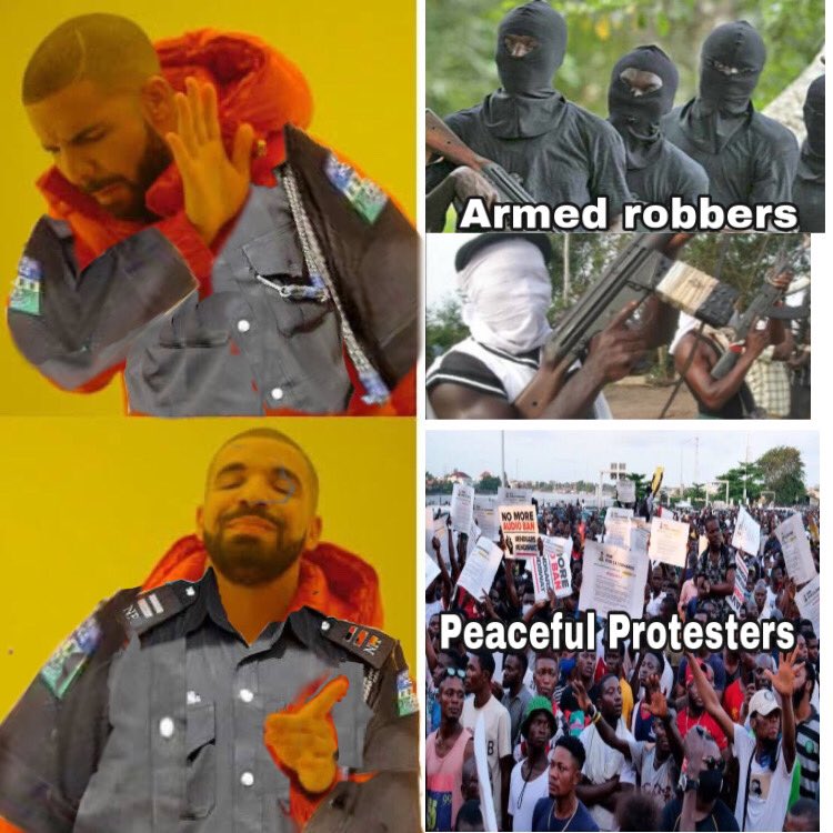 #June12thProtest  

- The Nigerian Police force