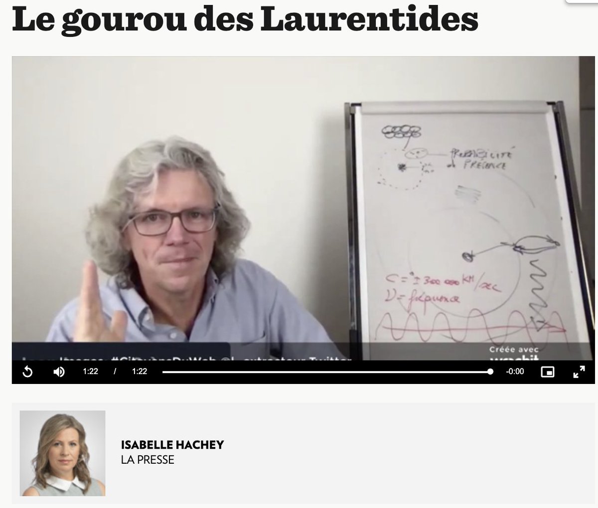 Le gourou des Laurentides, une (autre) chronique magistrale de  <a href="/ihachey/">Isabelle Hachey</a> - avec la collaboration de son répondeur : 
bit.ly/3pMYtPj