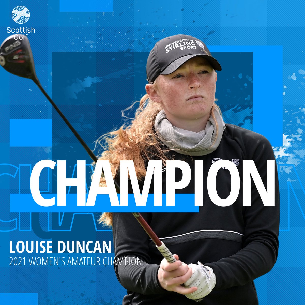 🏆 | CHAMPION! 

Congratulations to <a href="/louiseeduncan/">Louise</a> on being crowned 2021 Champion at #TheWomensAmateur. 

Duncan’s impressive victory at <a href="/Barassie_KBGC/">Barassie Links</a> sees her become the first Scottish winner in 24 years.