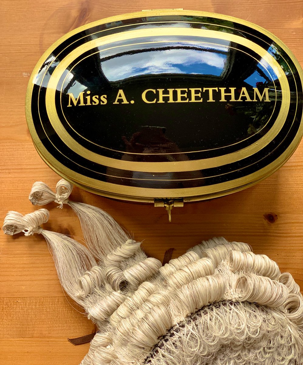 Thank you doesn’t come close to @MaltonTom, not only for being such a fantastic supervisor but for my very own wig tin, which I will have by my side throughout my career.