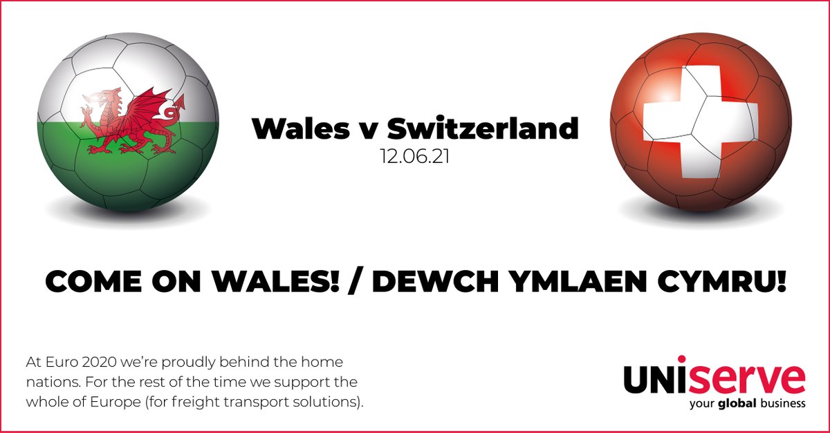 uniservegroup's tweet photo. We're 100% behind Wales today at Euro2020!
For freight transport solutions we support the whole of Europe navigate the new normal...every day.
https://t.co/XOKnB74MW0
#freight #europeanfreight #europeantransport #uniserve #logistics https://t.co/6VJrTzoIVe