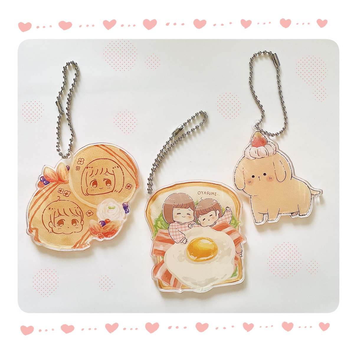 クリケさん(@curike_official)でトートバッグとアクキーを作って頂きました!
食べ物シリーズのイラストを描くのが楽しかったです☺️

トートバッグにアクキーを付けると更にかわいい♡
スマホから簡単に作ることができるのでおすすめです✨ 

#クリケ #PR 