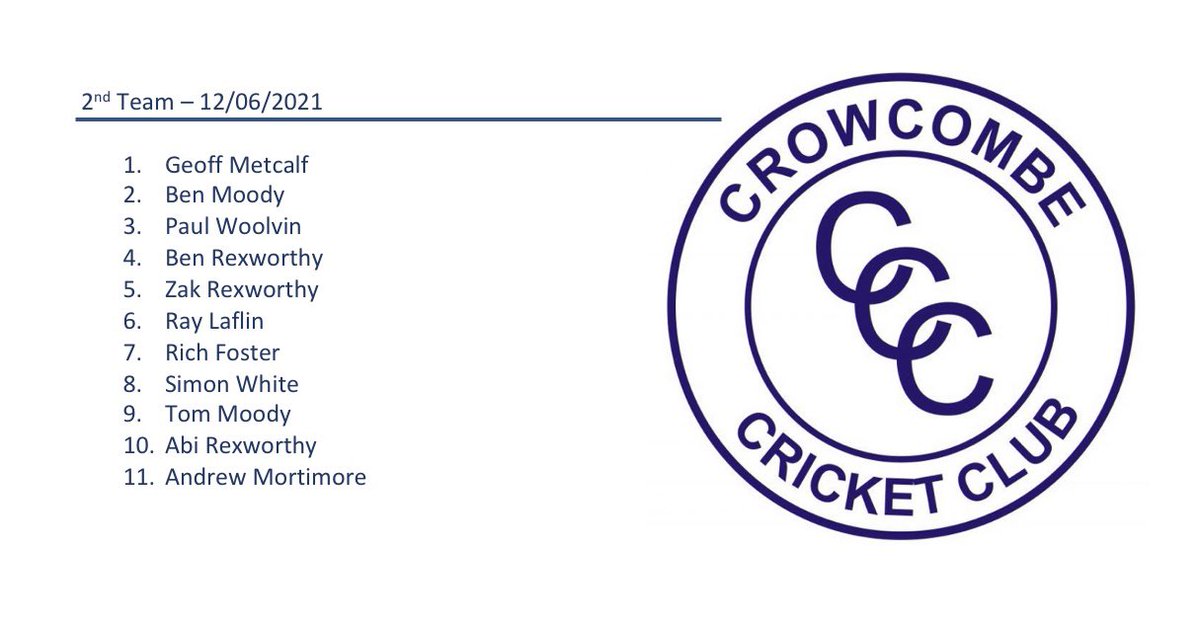 Crowcombe Cricket Club (@crowcombecclub) on Twitter photo The 1st XI travel to <a href="/NCsaints/">North Curry Saints</a> today whilst the 2nd XI play host to <a href="/EastHuntspillCC/">East Huntspill Cricket 🏏</a> 2nds #combetrain #allaboard The 1st XI travel to <a href="/NCsaints/">North Curry Saints</a> today whilst the 2nd XI play host to <a href="/EastHuntspillCC/">East Huntspill Cricket 🏏</a> 2nds #combetrain #allaboard