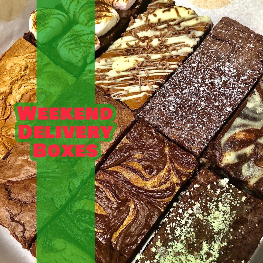 10 MIXED BROWNIE BOXES AVAILABLE!! We are out delivering today! So whether you are watching the footie or just after some weekend treats we have you covered! Message us to book and we will do the rest and deliver to your door! #cardiffbrownies #cardiffblondies #browniebox