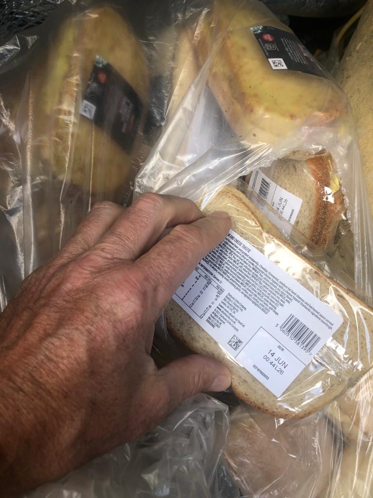 cowley68's tweet image. #starbucks you should be ashamed of yourselves,  the bins next to your shop at St james retail park in #Northampton full with sandwiches with expiry dates of 14th and 15th of june, Really? In this day an age, have you not heard of Food banks or homeless shelters.? Disgraceful