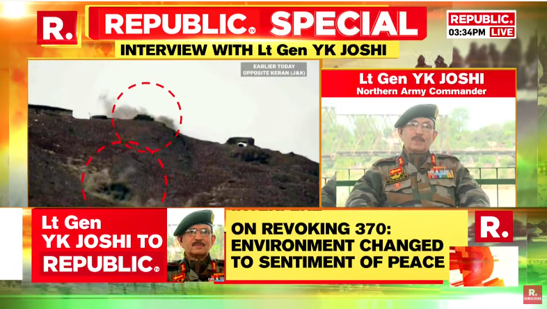 republic's tweet photo. #ForcesFirstNoCompromise | 'The entire effort of these events has been to create awareness and reignite patriotism among the masses': Northern Army Commander Lt Gen YK Joshi. Tune in to watch #LIVE - https://t.co/RZHKU3wOei https://t.co/gt5ElOwxdJ
