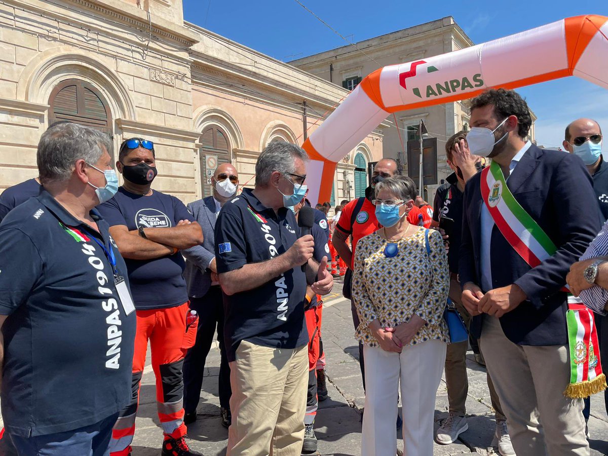 Anpasnazionale's tweet photo. 🔓🛣🧡Piazza Anpas a Siracusa è aperta per dare il via al tour nazionale  #GuidaXBene https://t.co/FyIAD7PC8A