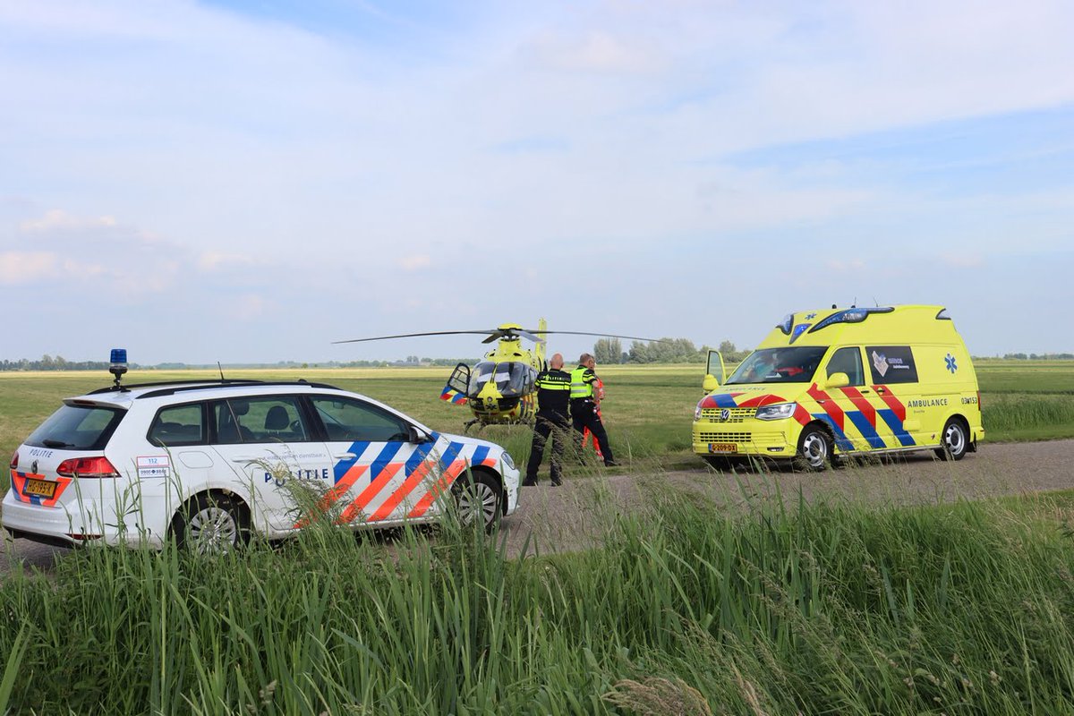 Fietser raakt gewond bij aanrijding in Meppel en mobiel medisch team landt in Havelte (Foto's) |. | #Steenwijk.