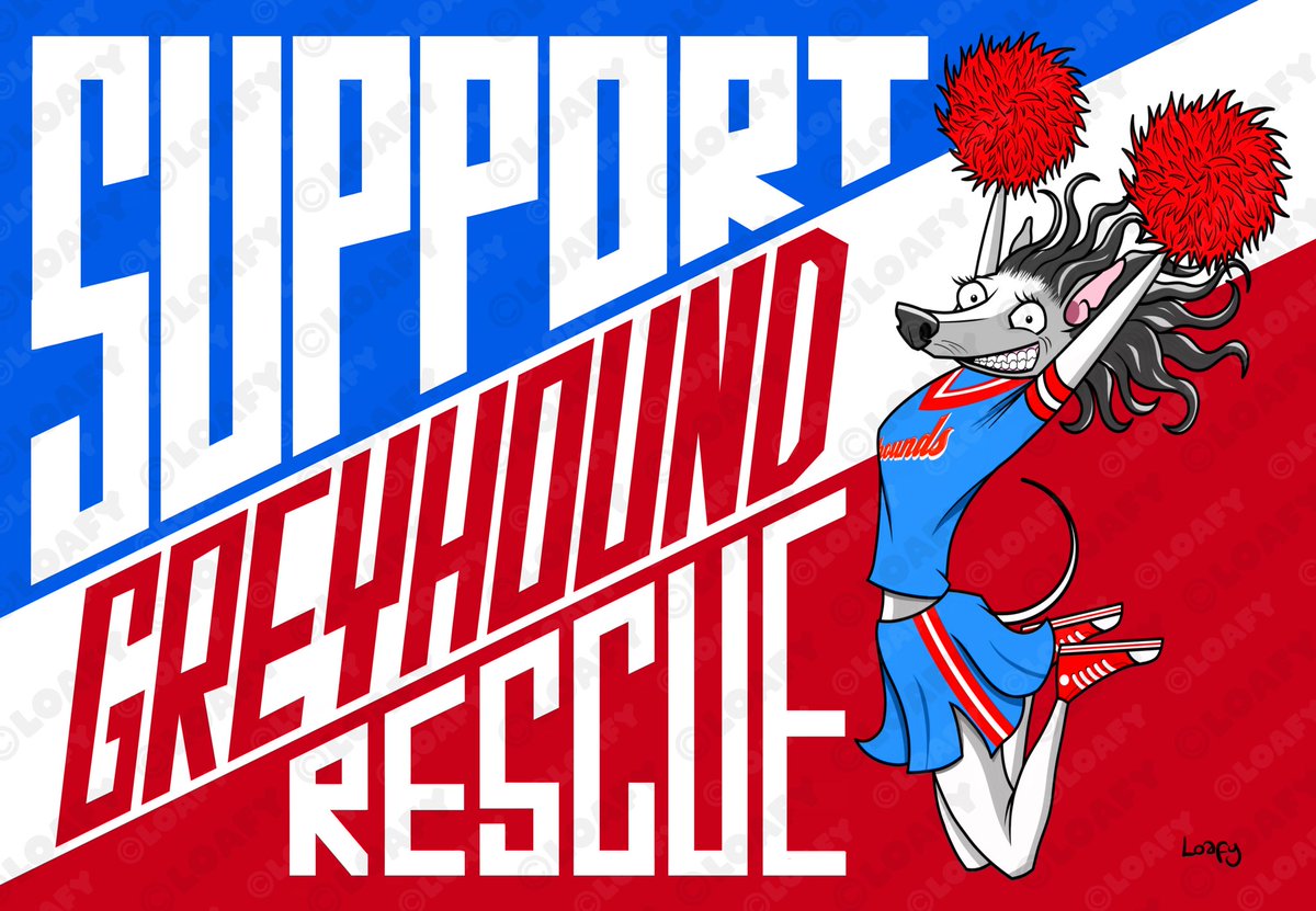 New design. Nice and fresh. #greyhounds #houndsoftwitter #greyhoundrescue #petsnotcheapbets