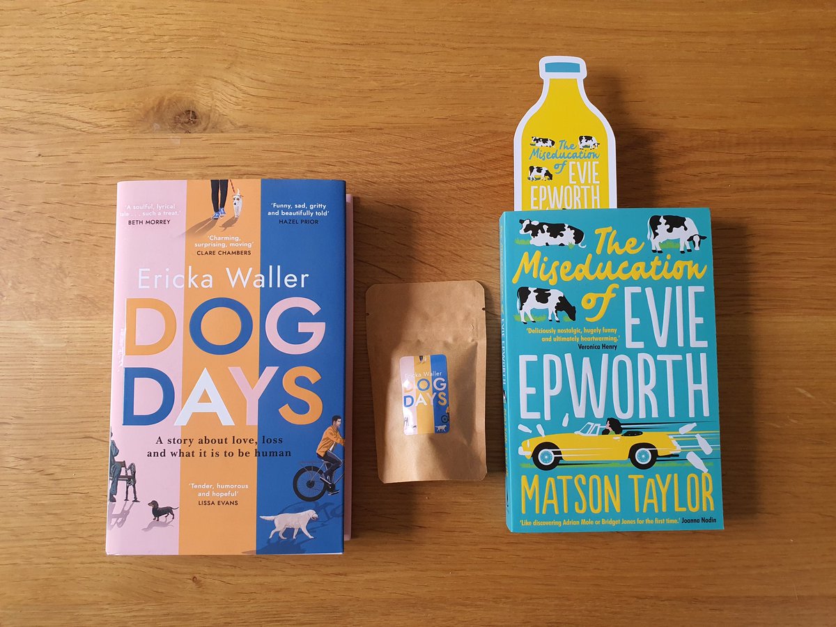 Latest additions from @BooksKemps by @ErickaWaller1 and @matson_taylor_ 

As a Yorkshireman, a free bookmark and dog treats are the cherry on top!

#dogdays #evieepworth #book #books #reading #localbookshop #buylocal #shopindie