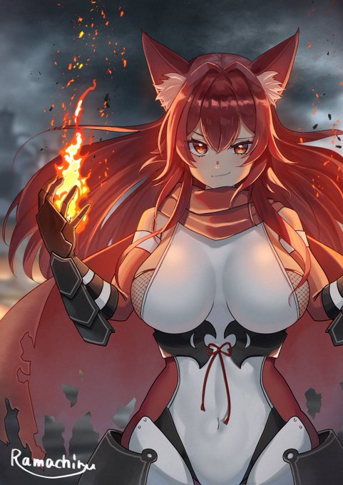 #Skeb 納品物より解像度落としてます
依頼主さんのOCのAiyanaちゃん
くのいちっぽい衣装がかっこよくて好きです!ファイヤー🔥🔥 