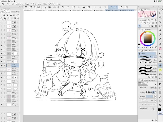 standee plans !! i want merm side to be on the flip side 🥺💕💕 