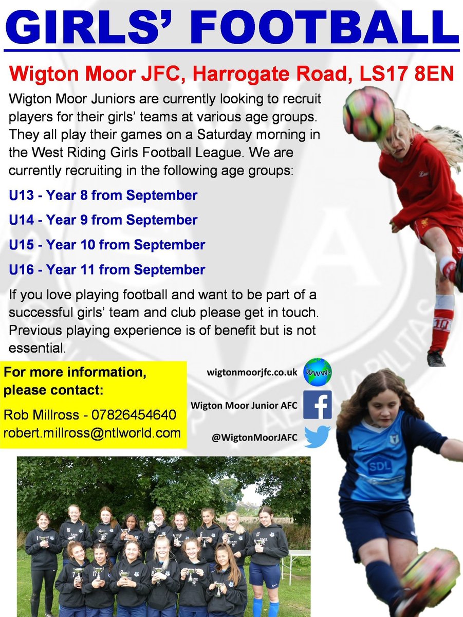 WigtonMoorJAFC's tweet photo. ⚽️⚽️⚽️ WE'RE RECRUITING ⚽️⚽️⚽️

Please share to help spread the word... https://t.co/geUAgaIbJk
