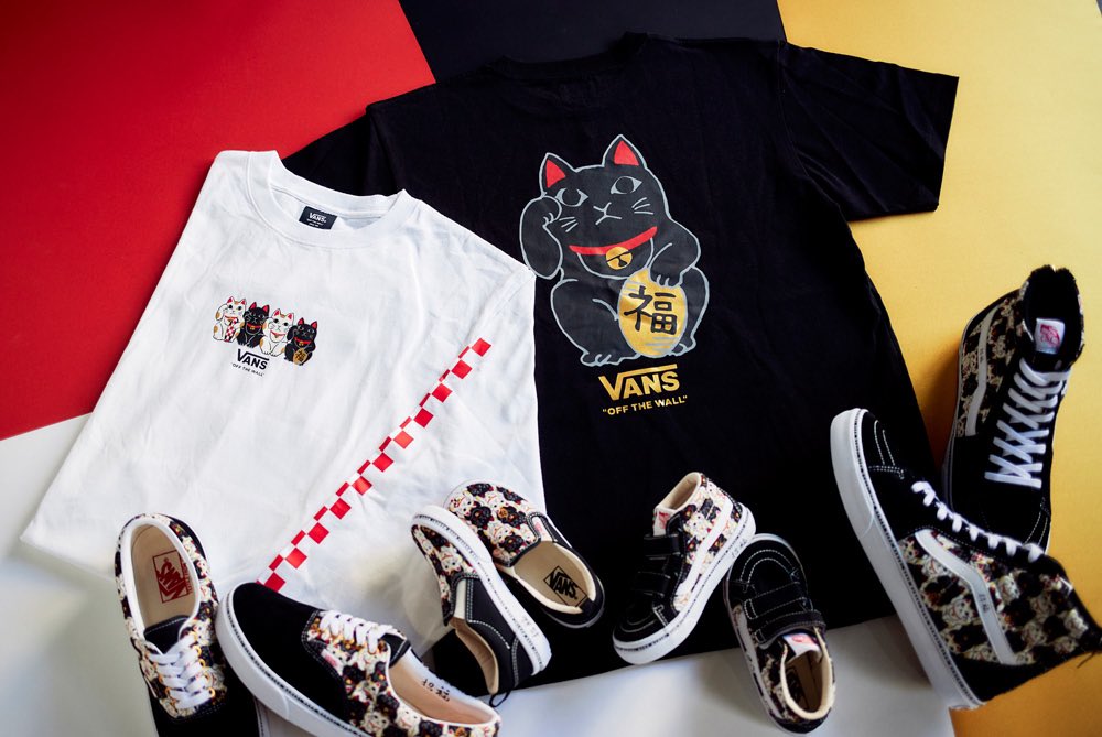 縁起物である招き猫をフィーチャーしたVANS “招福〜SHOFUKU〜” COLLECTIONが限定リリース！
詳しくはvansjapan.comへ🔊
#vansjapan