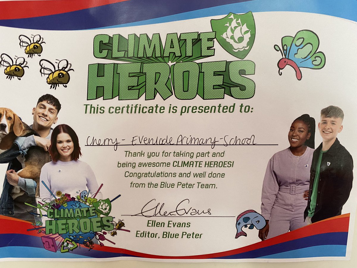 evenlodeps's tweet image. Y3 Cherry have been learning all about climate change and have worked so hard to earn their green Blue Peter badges! Da iawn everyone! 🌎♻️ #climateheroes #bluepeter @EcoSchoolsWales @cbbc