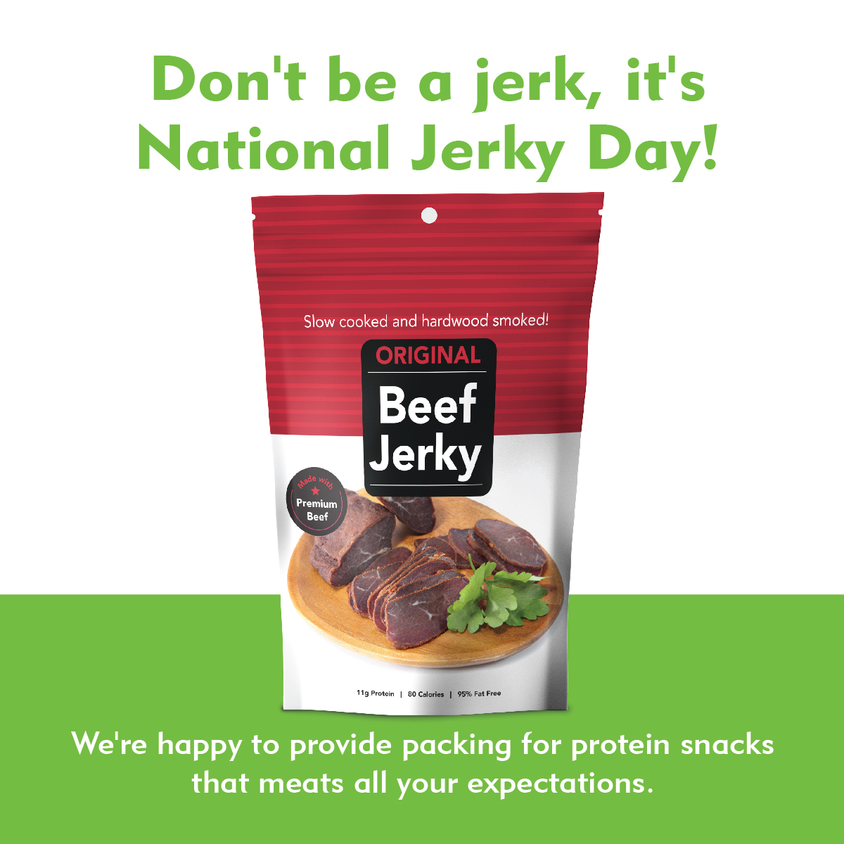 When it comes to jerky, PPC Flexible Packaging has packaging that's sure to meat your exceptions. Find out more here: ppcflex.com/.../consumer-p…
#nationaljerkyday #snackpackaging #packaging #packagingdesign #packagingindustry
