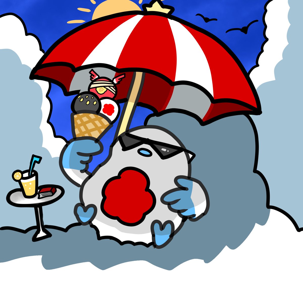 ロボトミー版深夜の真剣お絵描き60分一本勝負 【くちばし/罰鳥】 アブ