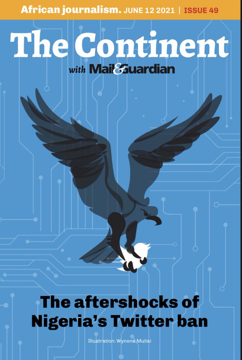 Another great cover from <a href="/thecontinent_/">The Continent</a>

It is free. It is brilliant. It looks great. It comes out every week. And you can get it sent straight to your WhatsApp. 

If you are not reading it already, today is the day to start. 

media.mg.co.za/wpmedia/2021/0…