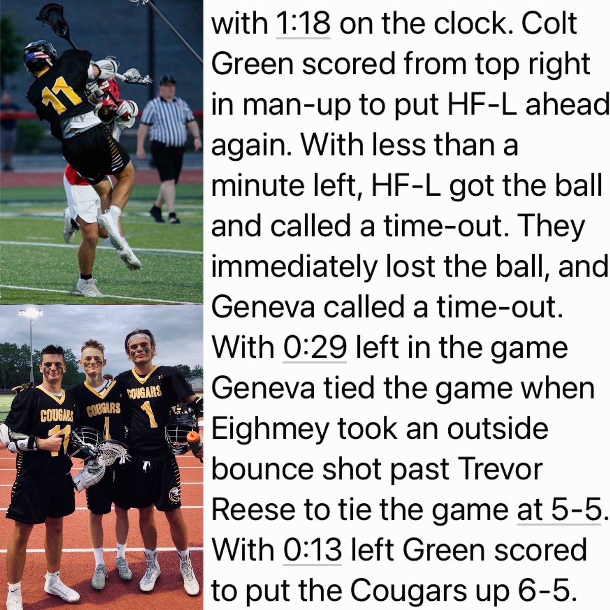green_chad19's tweet photo. WHAT A NIGHT. @ColtGreen9 @HFL_Lacrosse #OneMoreFight https://t.co/mpYNzh9KIK