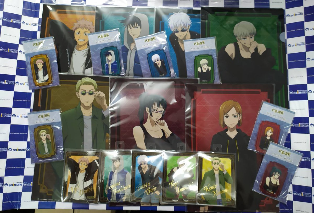 animatejma_bkk's tweet photo. สินค้ามาลงอย่างถล่มทลาย! ทั้งของใหม่ และของมาเติม! จนสาวก Jujutsu Kaisen เลือกไม่ถูกแน่นอน!
Goods อาร์ตใหม่ละลานตา หนังสือฉบับภาษาไทยก็มาเติมครบเล่ม 1-14 แวะเข้ามาเลือกดูกันได้แล้ววันนี้ที่ร้านอะนิเมทนะครับ! #animatebkk https://t.co/iVsJoCZFak