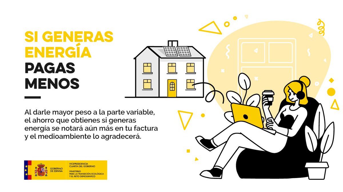 🔌 El autoconsumo es el futuro y por eso la #NuevaFacturaEléctrica favorece su implantación

🪙 Los ahorros producidos por la instalación de placas solares se incrementarán al aumentar el porcentaje de la factura 📄 asociado a tu consumo real