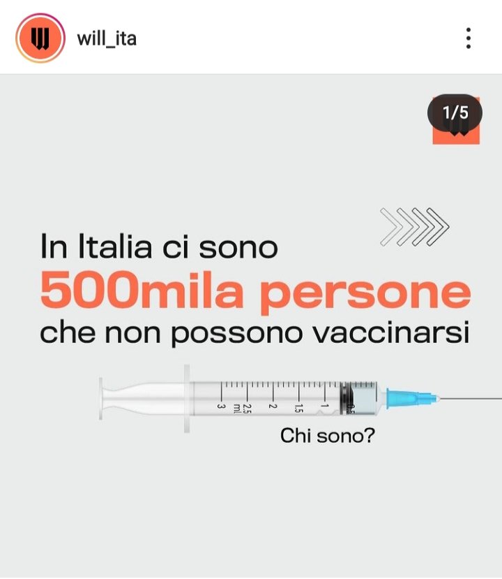 Smartitina's tweet photo. Ieri sono entrata su Instagram e mi sono imbattuta in questo post di Will sulle 500mila persone che non possono vaccinarsi.
Finalmente ho capito chi sono i famosi che non possono vaccinarsi e che dobbiamo tutelare vaccinandoci noi: GLI IMMIGRATI IRREGOLARI! 😂 https://t.co/UHhYeis3Ol
