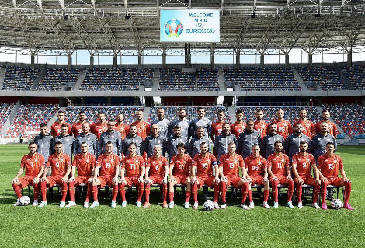 mohamedelgazar4's tweet photo. الصورة الرسمية لمنتخب #مقدونيا 🇲🇰 الذي يشارك في بطولة #اليورو لأول مرة في تاريخه
#EURO2020 #Macadonia https://t.co/1kPK7LHpOk