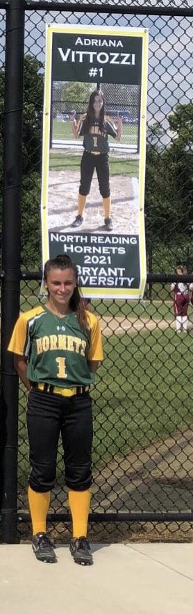 HornetsSBGames's tweet photo. Congratulations to NRGS scholarship winner Adriana Vittozzi. Adriana will be continuing her education at Bryant College. Wishing you all the best in your future endeavors. https://t.co/n6cGu3TOk4
